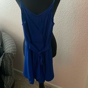 Express blue dress with built-in shorts